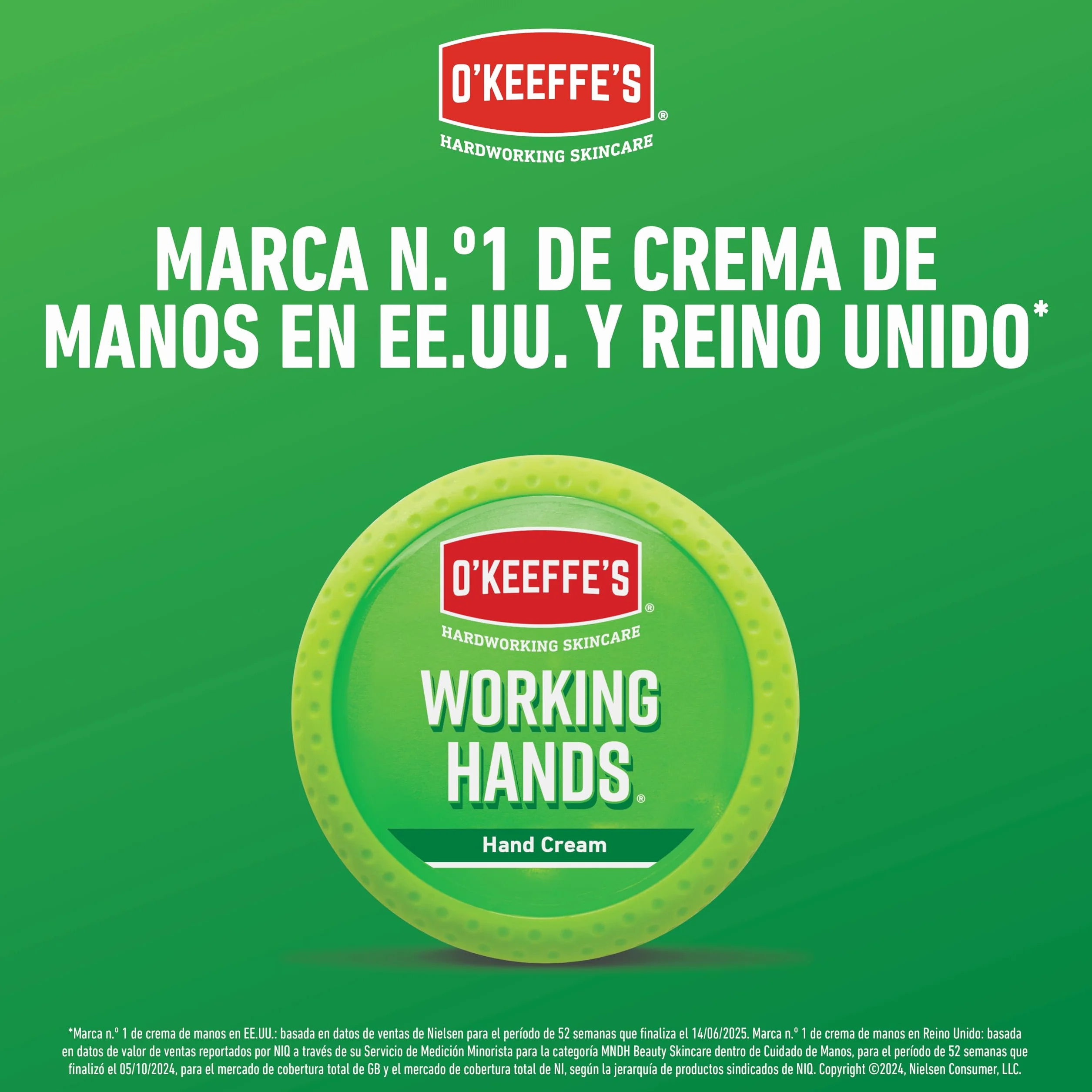 O'Keeffe's Working Hands - Crema para manos secas y agrietadas - 96g
