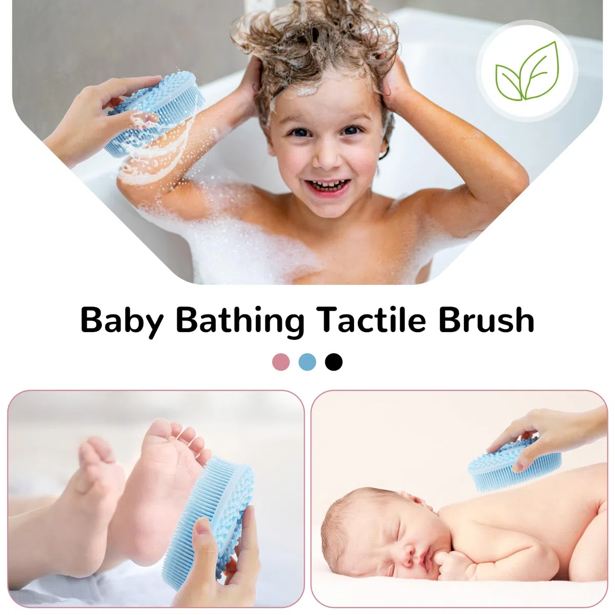 Paquete de 3 Spazzola per Corpo in Silicone, 2 in 1 Spazzola Shampoo, Spazzola Da Bagno in Silicone, Per Massaggio Alla Testa, Esfoliante, Delicata, Schiuma Bene, Facile Da Pulire