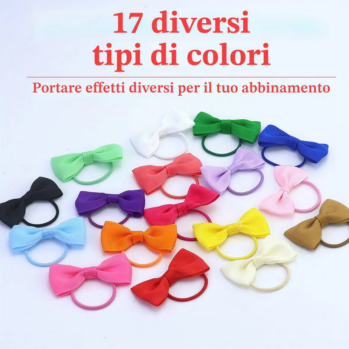 34 pezzi fiocchi per capelli a farfalla, elastici bimba per capelli, fiocchi capelli bambina, multicolore, per festa, asilo, fotografia, festival, acconciature