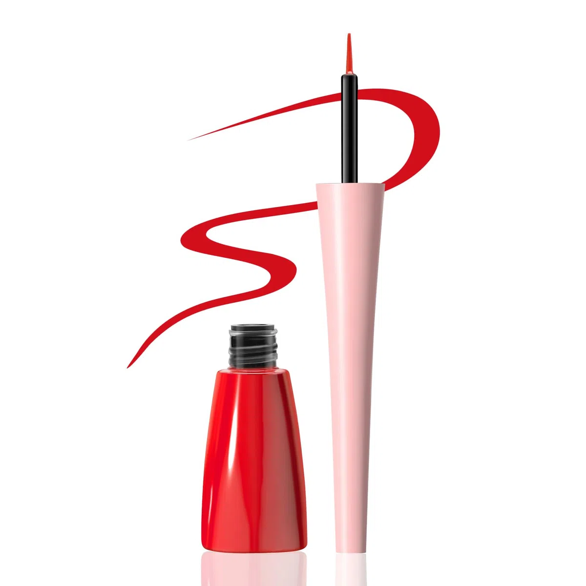 Boobeen Penna Eyeliner Liquida, Eye Liner Colorato Impermeabile a Prova di Sbavatura, Eyeliner Ink Liner con Punta di Precisione per Sguardi Audaci