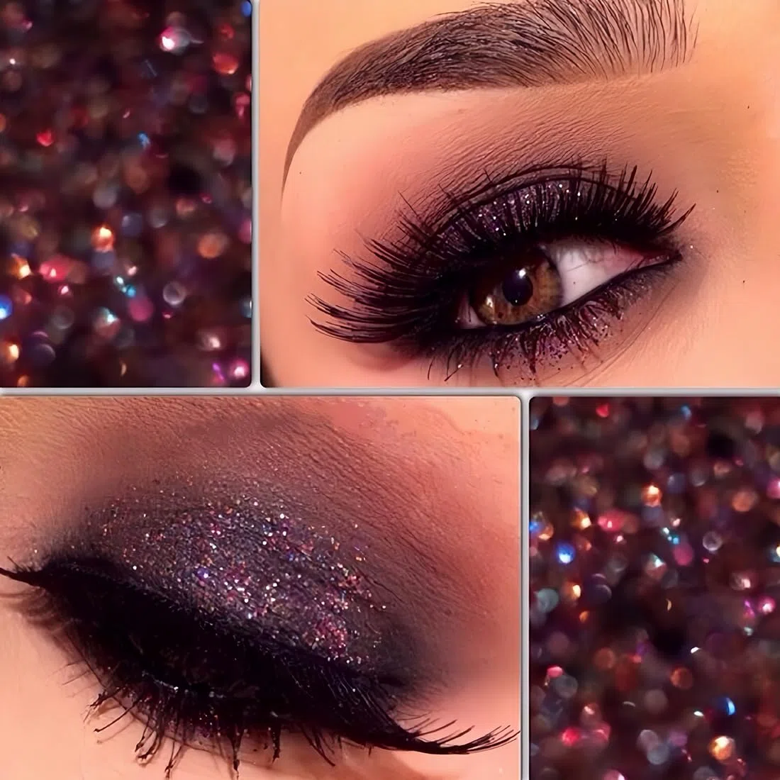 CATORStencil & Eyeliner Occhi, 16 Fogli per Ombretto, Aid Trucco Riutilizzabili per Smokey Eyes e Cateyes