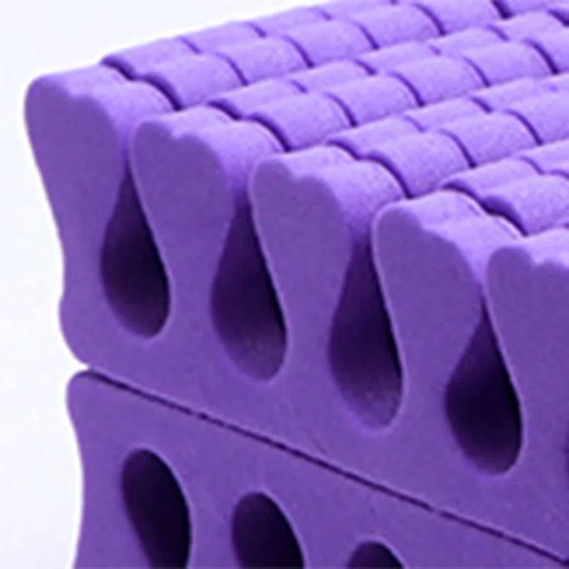 100pcs Spugna Separatore delle Dita dei Piedi Donne Nail Art Pedicure Manicure Lucidatura Rivestimento Gel Pittura Accessori di Bellezza(viola)