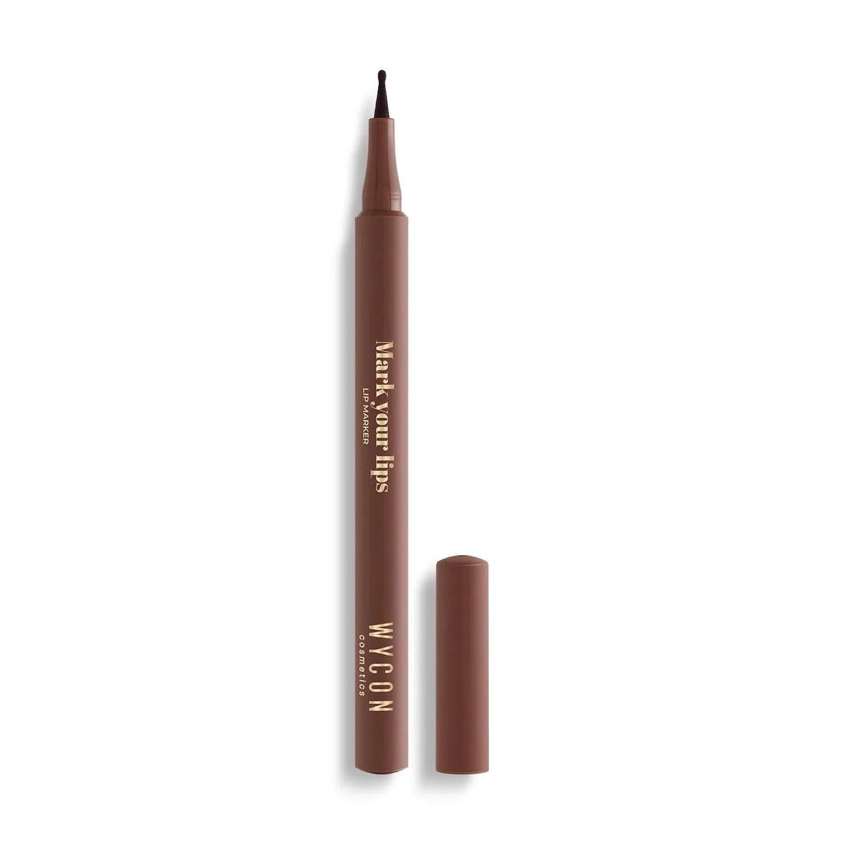 WYCON cosmetics MARK YOUR LIPS Pennarello labbra a lunga tenuta con applicatore di precisione 03 BROWNIE