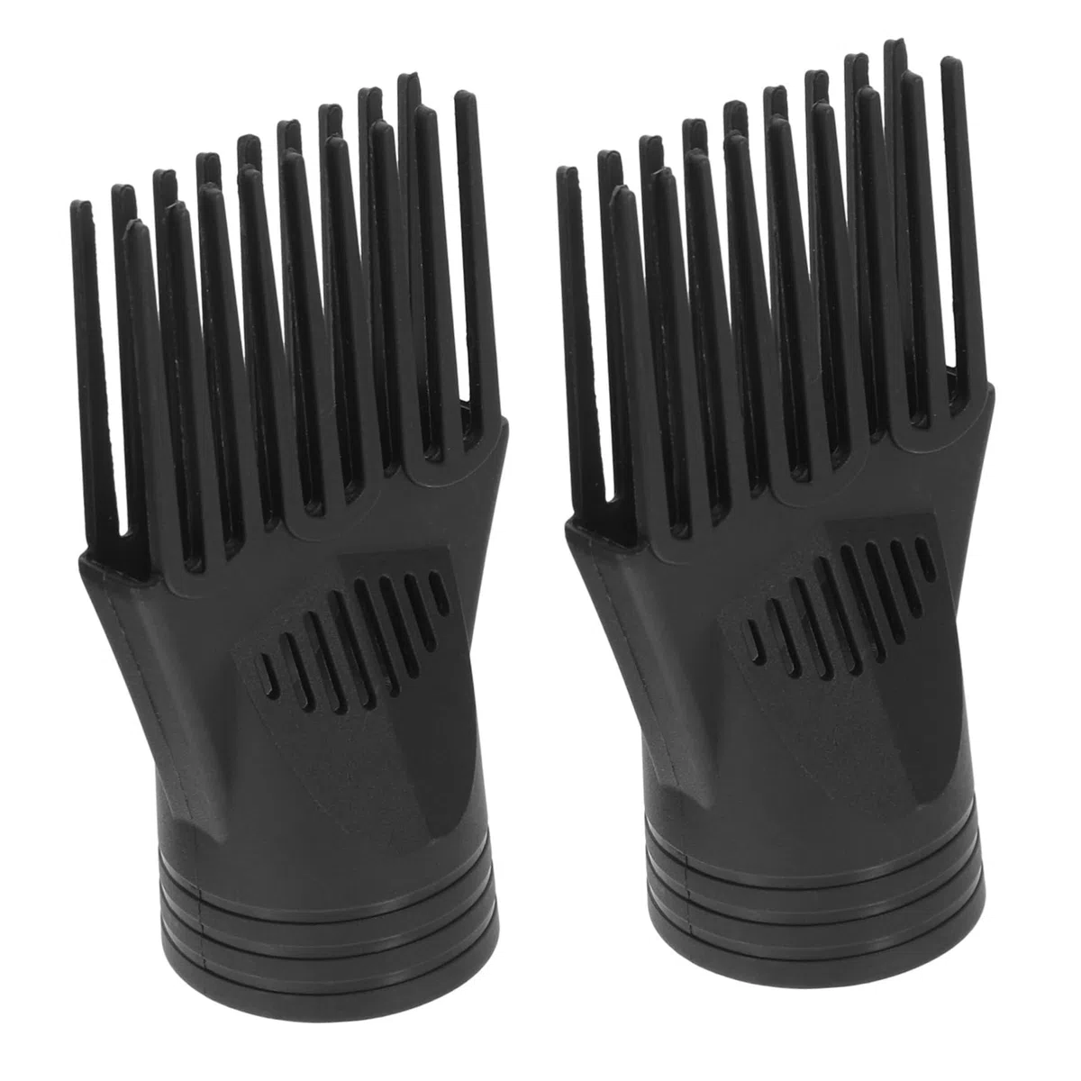 Hemobllo Spazzola Asciugatrice Nero 2 Pezzi Diffusore per Asciugacapelli Accessorio per Asciugacapelli e Diffusione Uniforme del Calore