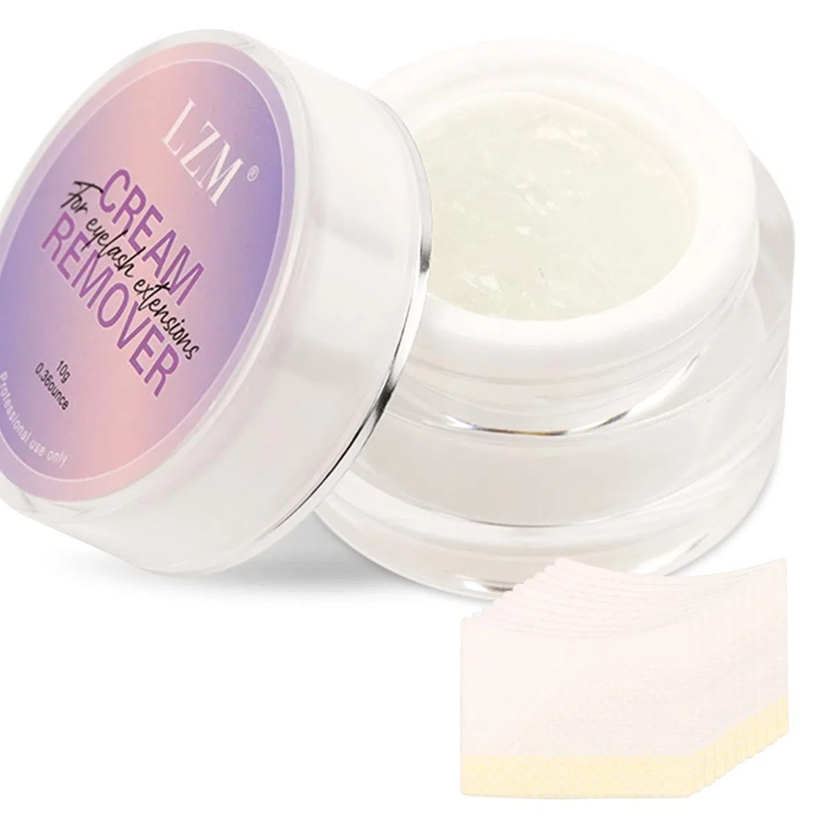 LZM Crema Rimuovi Ciglia Extension 10g - Eyelash Extension Remover Per Estensioni - Rimuovi Colla Lash (DE04)