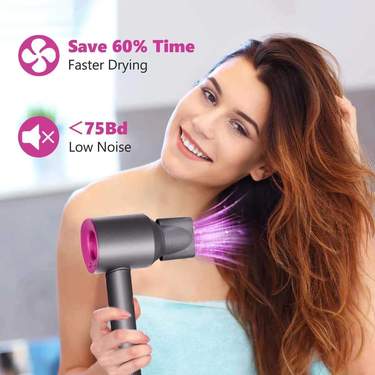 Chuancheng Ugello lisciante per asciugacapelli Dyson Supersonic HD01 HD02 HD03 967715-01