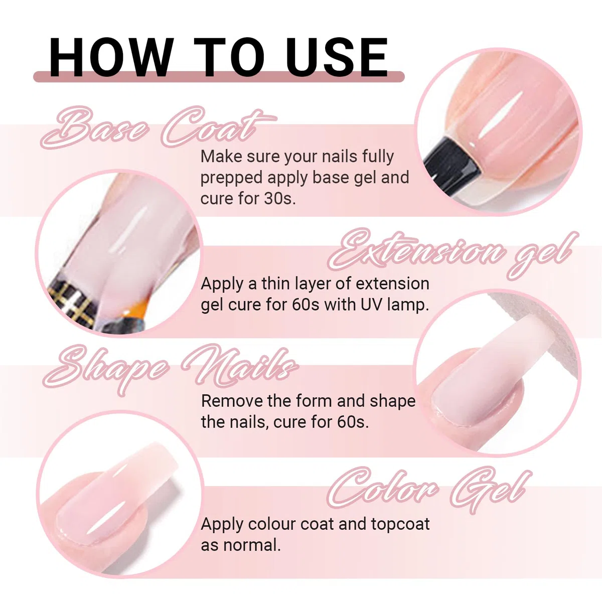 Sularpek 15 ml Gel Costruttore per Unghie, Gel Ricostruttore per Unghie, Gels per Riparazione Unghies, Riparazione, Rinforzo, Design per Nail Art (Nude)