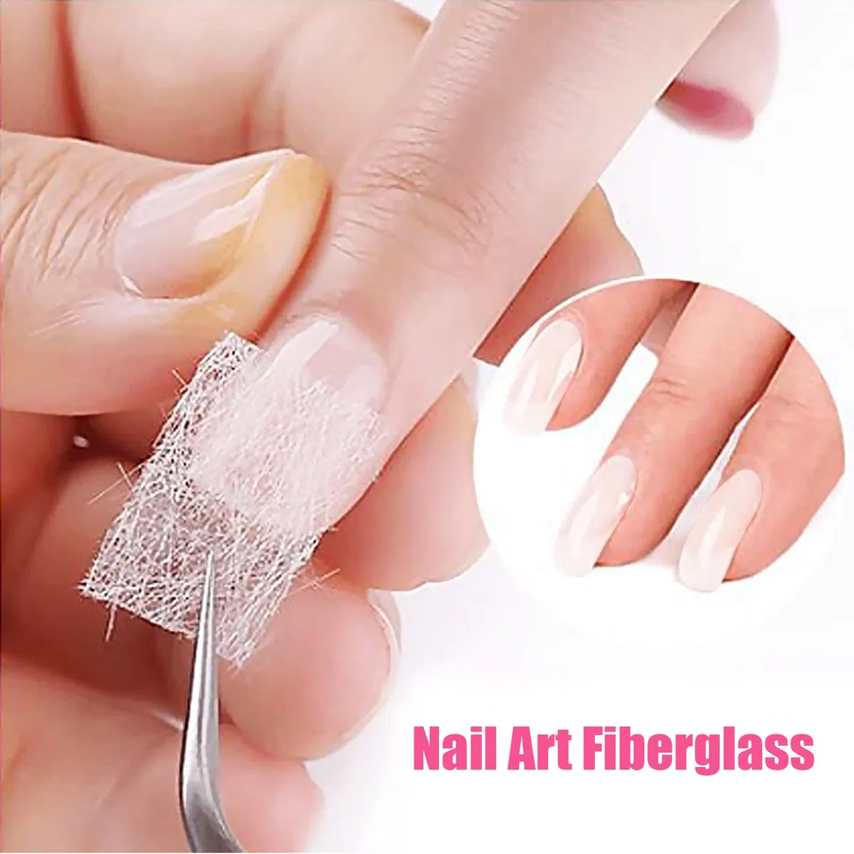 Kit per Estensione delle Unghie in Fibra di Vetro, Strumento per Manicure in Gel in Fibra di Vetro Ad Estensione Rapida per Unghie Fai-da-te e Salone di Bellezza per Unghie