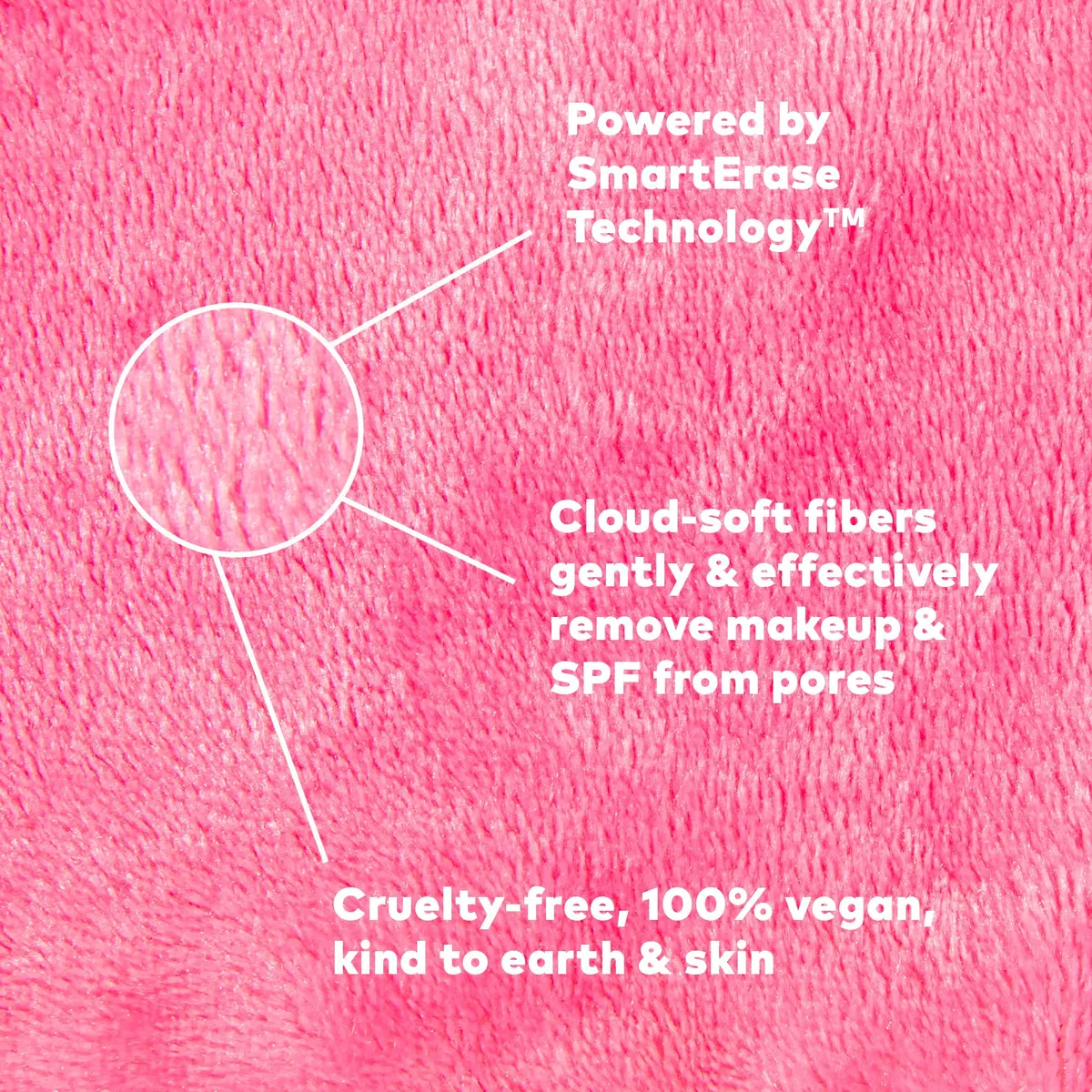 The Original MakeUp Eraser Cancella Tutto il Trucco Con la Sola Acqua, Compresi Mascara, Fondotinta, Rossetto e Molto Altro!