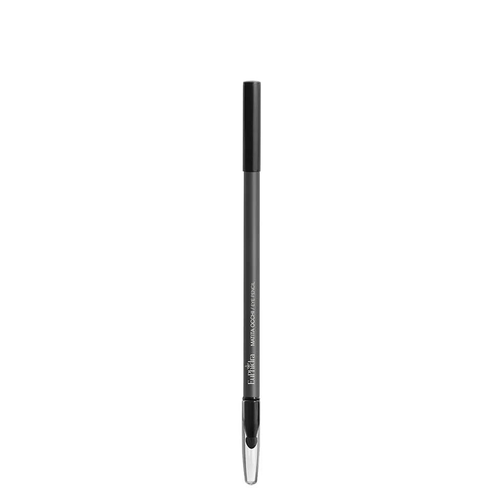 Euphidra Matita Occhi con Sfumino Applicazione Facile Colore ML01 Nero, 1.5g
