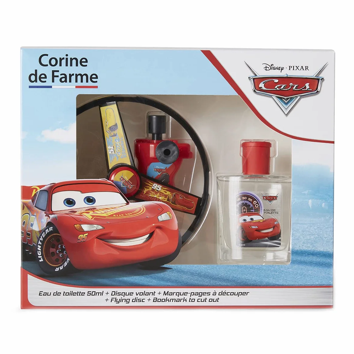 CORINE DE FARME Cofanetto Cars EDT 50 Ml Disco Volador per chi cerca una fragranza distintiva, per un profumo elegante e duraturo, 50 ml
