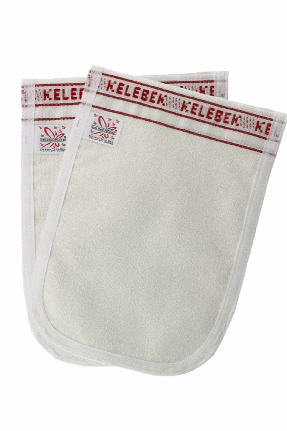 Kelebek Kese - Guanti da bagno turchi per hammam Kese (confezione da 2)