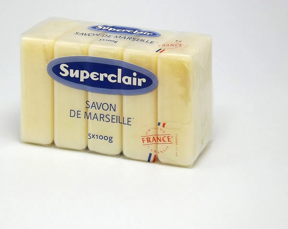 Set di 5 saponette Marsiglia 100 g