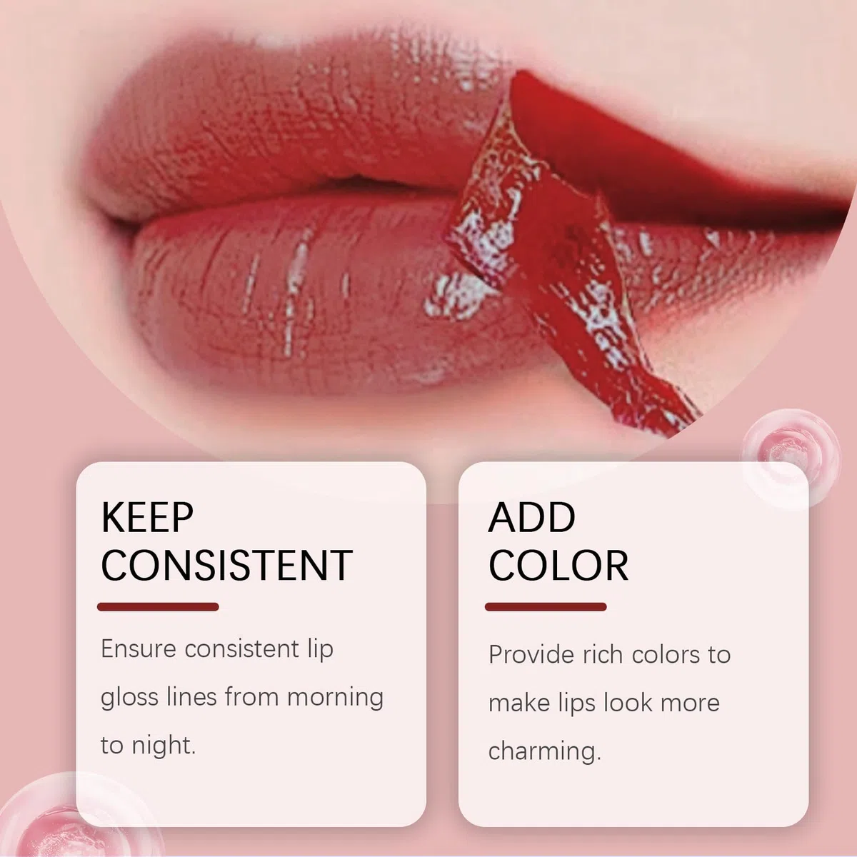 3 pezzi Peel Off Lip Liner, Lip Stain Peel Off a Lunga Durata, Impermeabile Tinta Labbra Peel Off, Lip Liner Tattoo per Labbra, Matte Finish Rossetto per Donne