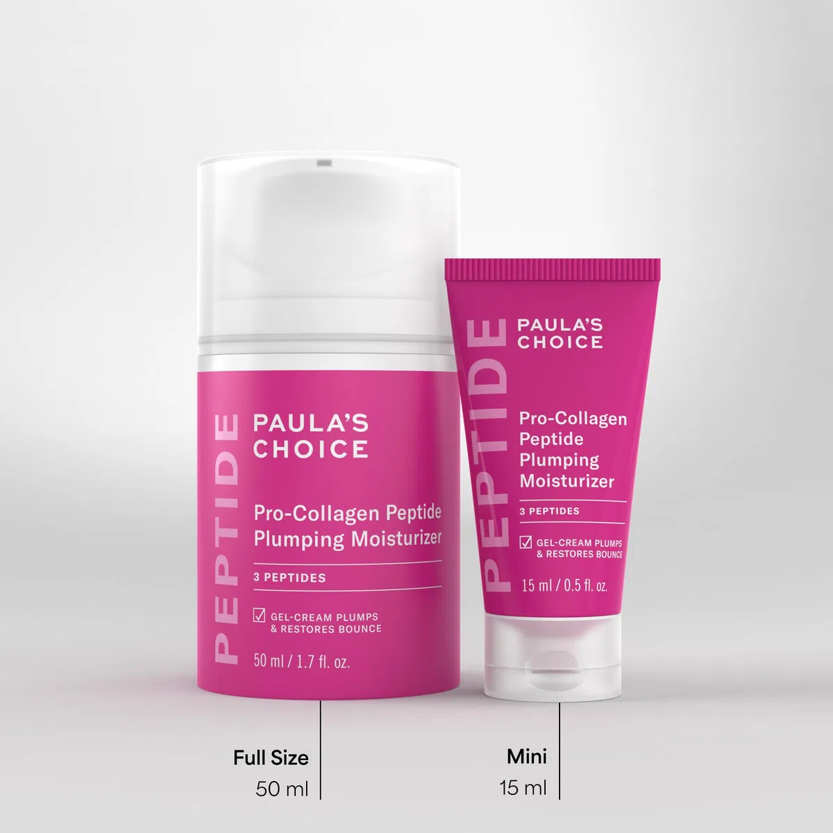 Paula’s Choice Pro-Collagen Peptide Plumping Crema - Crema per il Viso - Idrata e Leviga - Rimpolpare la Pelle e Migliorare Linee Sottili - Con Esapeptide-5 - Tutti i Tipi di Pelle - 15 ml