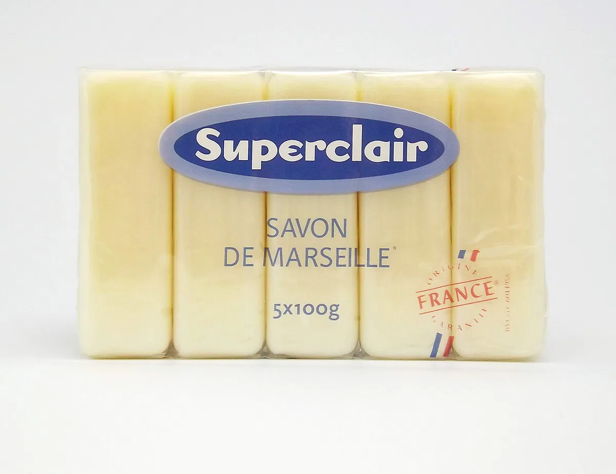 Set di 5 saponette Marsiglia 100 g