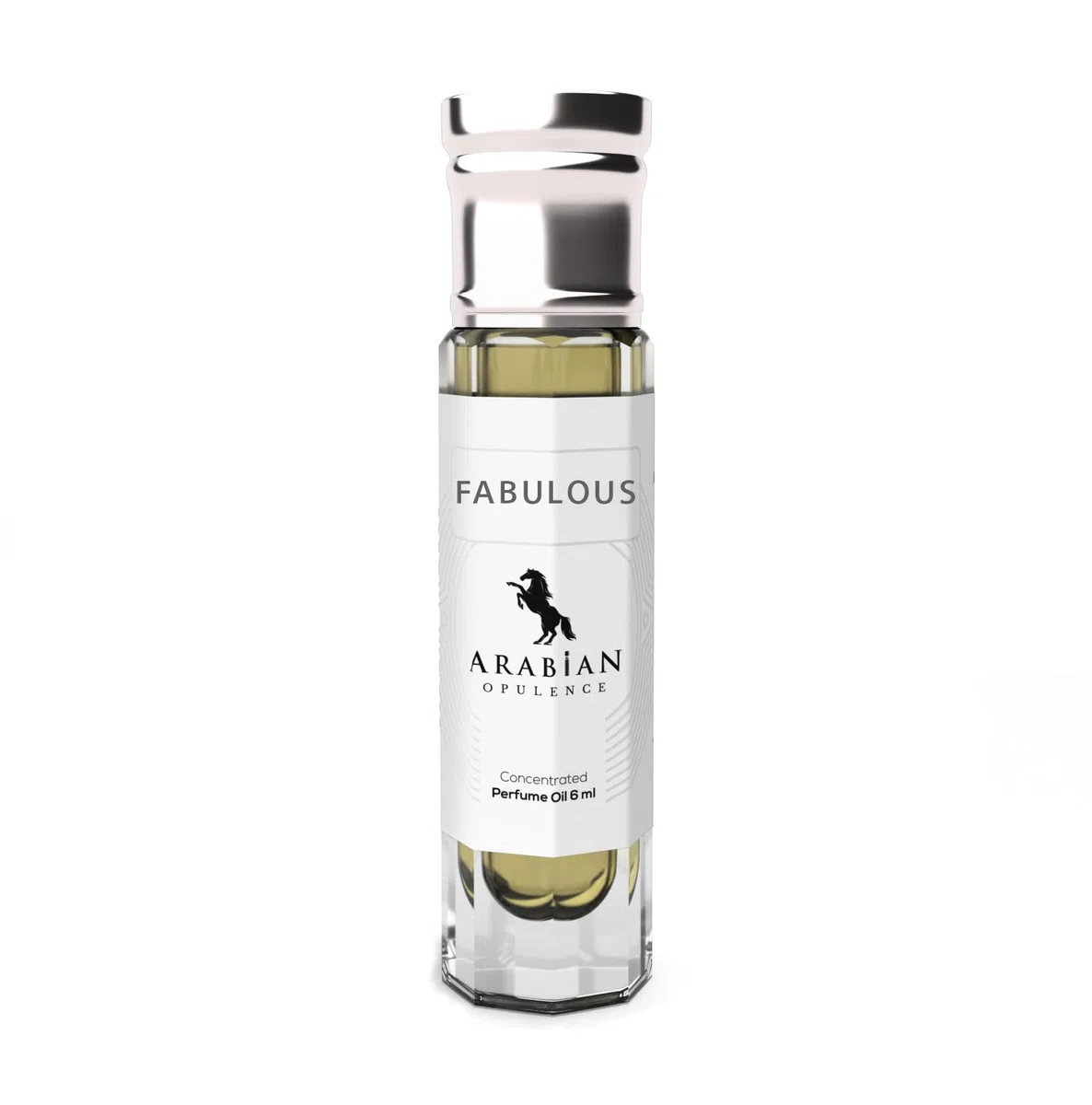 FR114 FABULOUS olio profumato unisex. Flacone roll-on da 6 ml. Opulenza araba. Aromatico/cuoio/mandorla/dolce/balsamico/floreale