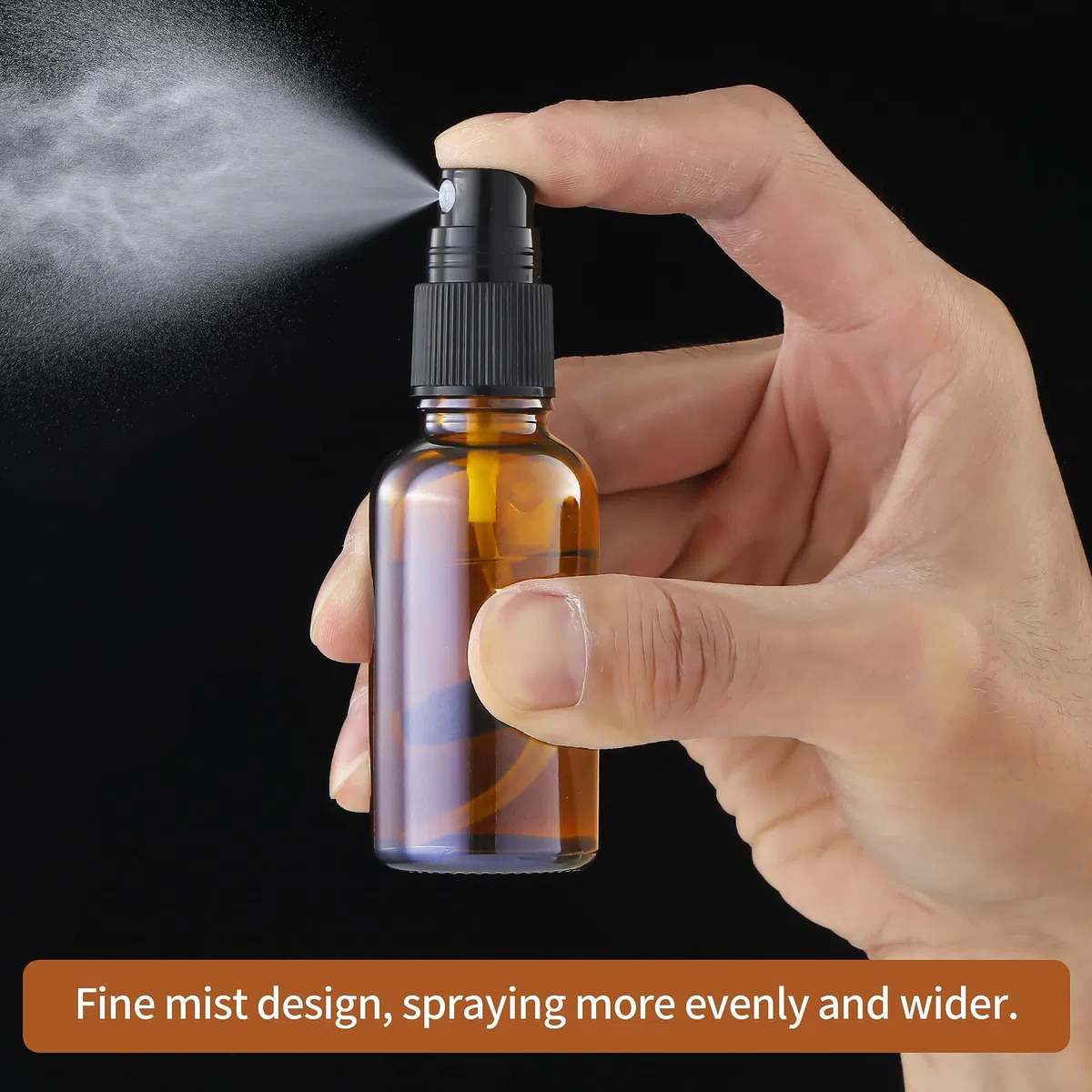 10 pezzi Bottiglie Spray Vetro, 30 ml Flaconi spray vuoti in vetro ,Flaconi spray in Vetro Ambrato con imbuto e contagocce Per il riempimento di oli essenziali, profumi,massaggi, capelli e viaggi