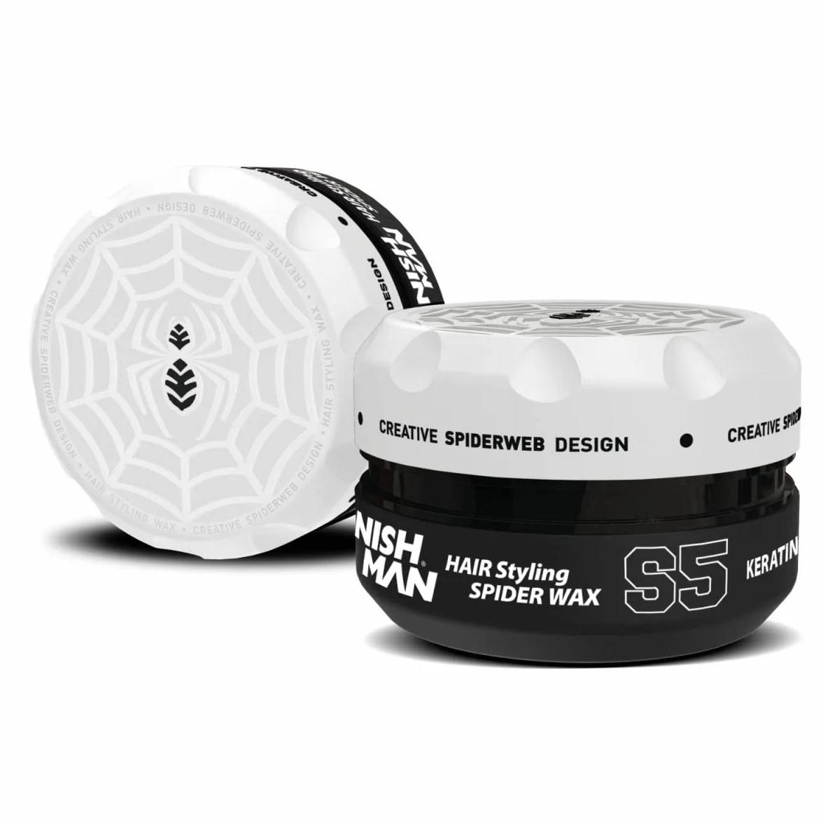 NISHMAN Aqua Spider Wax S5 - Keratin White 150g - Profumo di Cocco