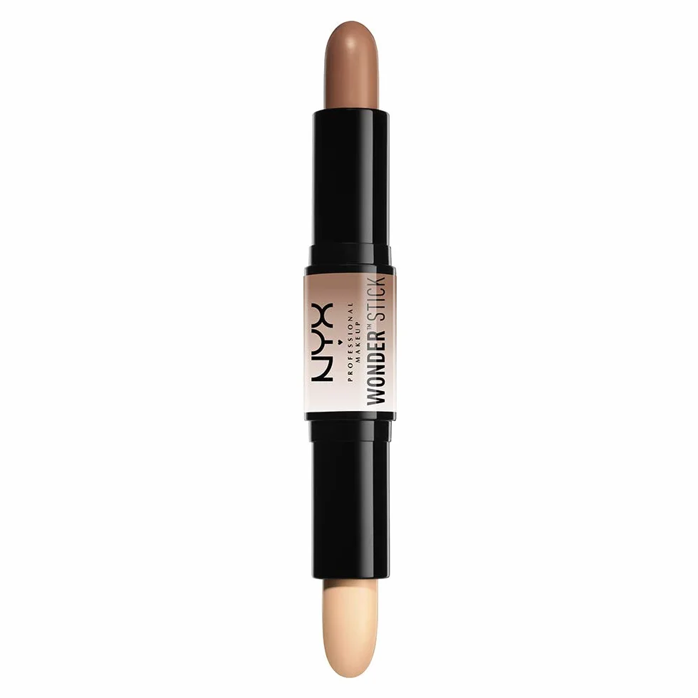 NYX Professional Makeup Matitone Wonderstick, Doppia terminazione, per contouring on the-go, Texture cremosa, Tonalità: Light