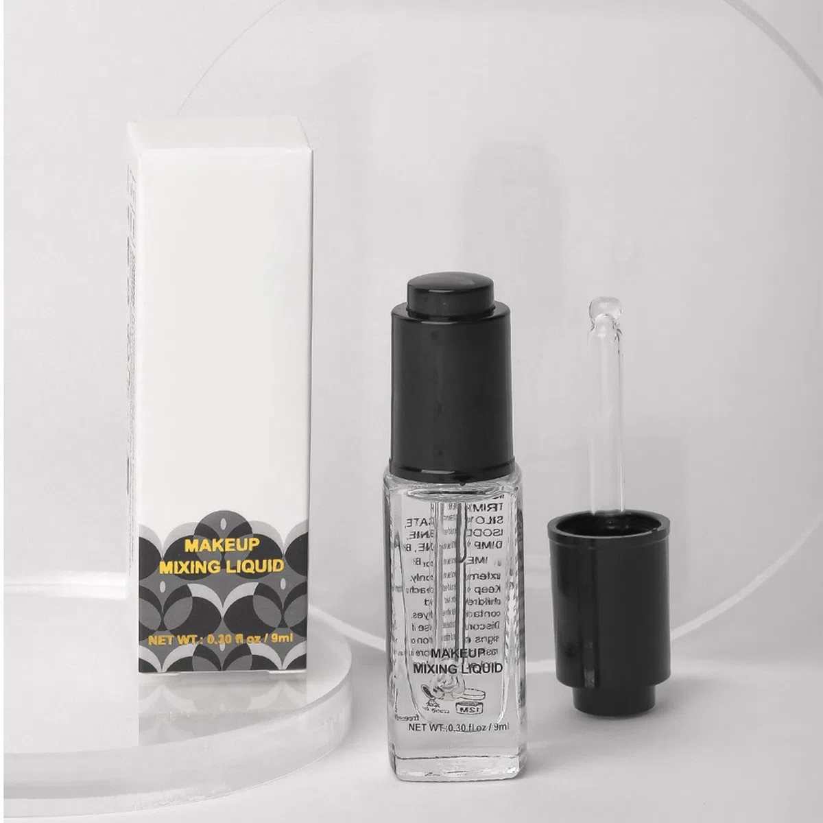 Liquido Per Miscelare Trucco, Potenziatore Di Pigmenti, 9 Ml/0,3 Fl Oz, Ombretto/fondotinta Per Trúcco Medio, Liquide Fissanti Per Trucco Trasparenti, Sigillante Per Eyeliner, Per Donne E Ragazz