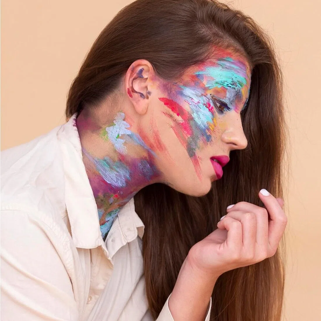 Pittura Viso e Corpo 15 Colori - Naturale e Sicuro, Ideale per Feste, Halloween e Trucco Cosplay Carnevale