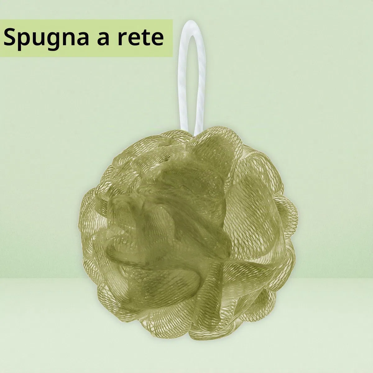 Accentra - Set da bagno da donna "Olive" in cestini in erba marina, set doccia con gel doccia, bagno in schiuma, bomba da bagno e spugna a rete, set da 4 pezzi per donne e ragazze