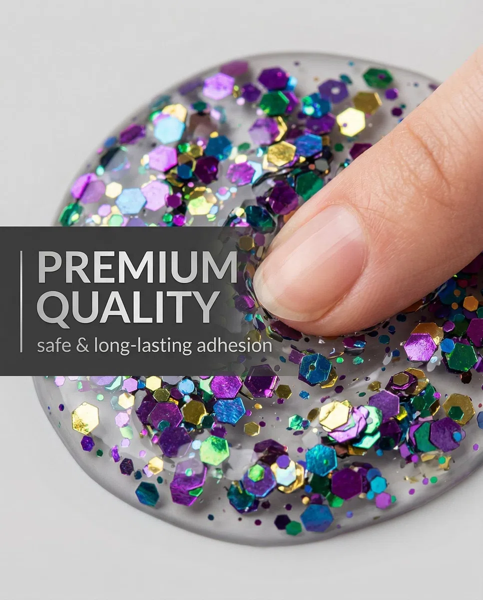 12 Pezzi Glitter Capelli Gel,Brillantini Corpo,Body Glitter Viso Make Up,Brillantini Occhi Polvere,Paillettes per Corpo,Brillantinis Unghie Nail Art,Cosmetici Glitters per Candele Fai da Te