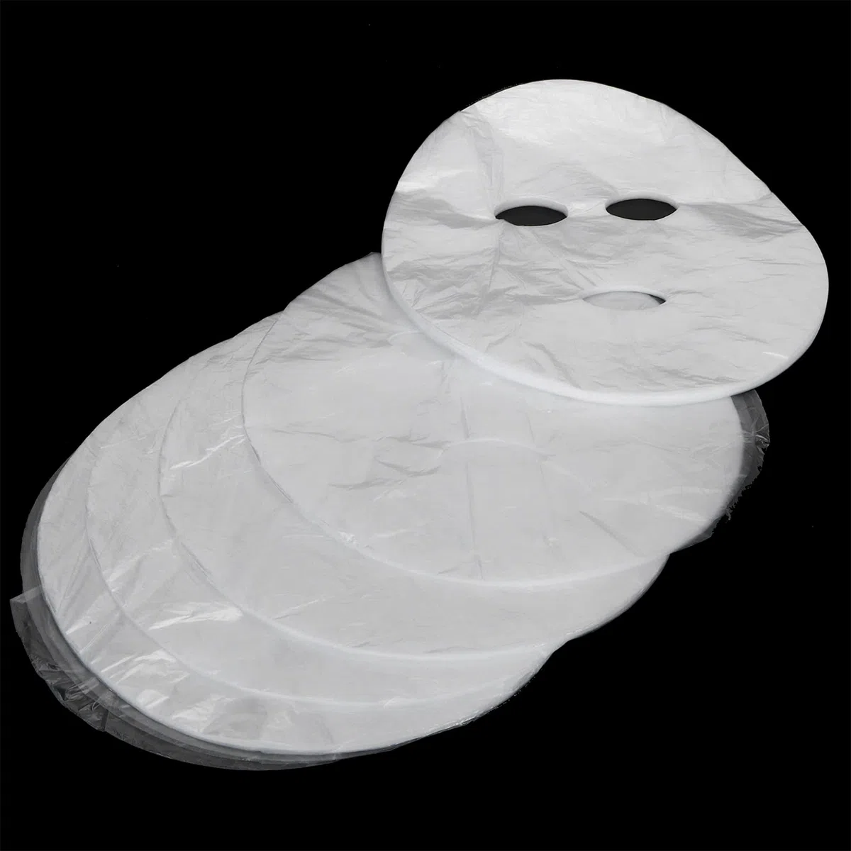 per il Viso in Plastica, 600 Pezzi Pellicola di Plastica Usa e Getta per il Viso Carta Fai da Te Bellezza Cura della Pelle per il Viso Fogli Copri Copri per il Viso Foglio