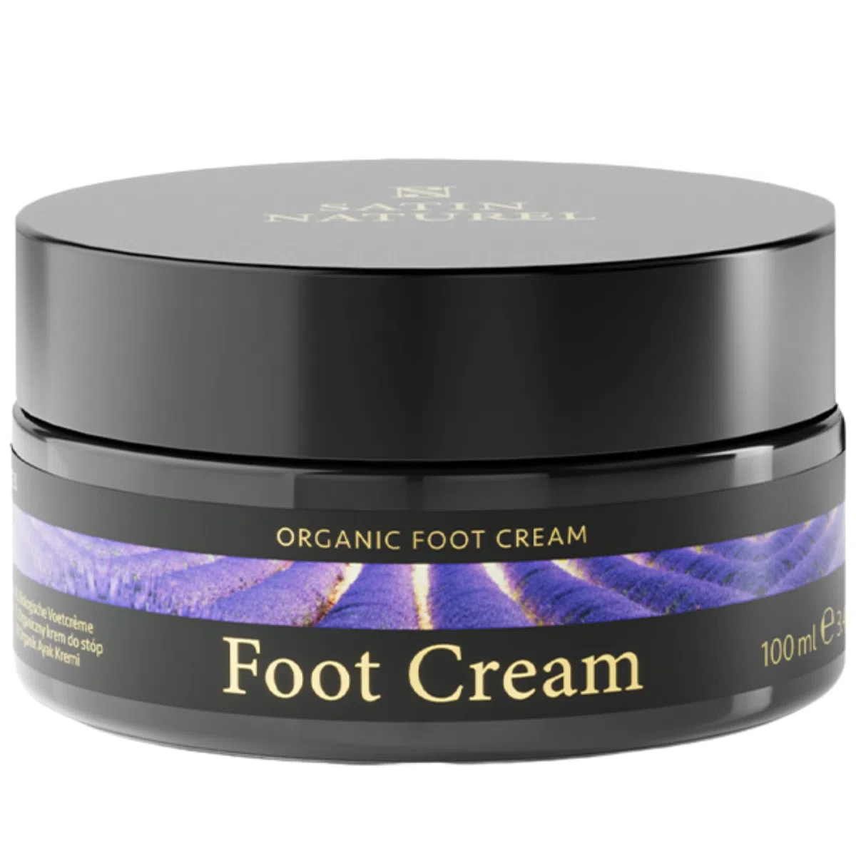 Satin Naturel Crema Piedi Secchi e Screpolati 100ml – con Burro di Karité Puro, Aloe Vera e Acido Salicilico – Trattamento Calli, Duroni e Talloni Screpolati