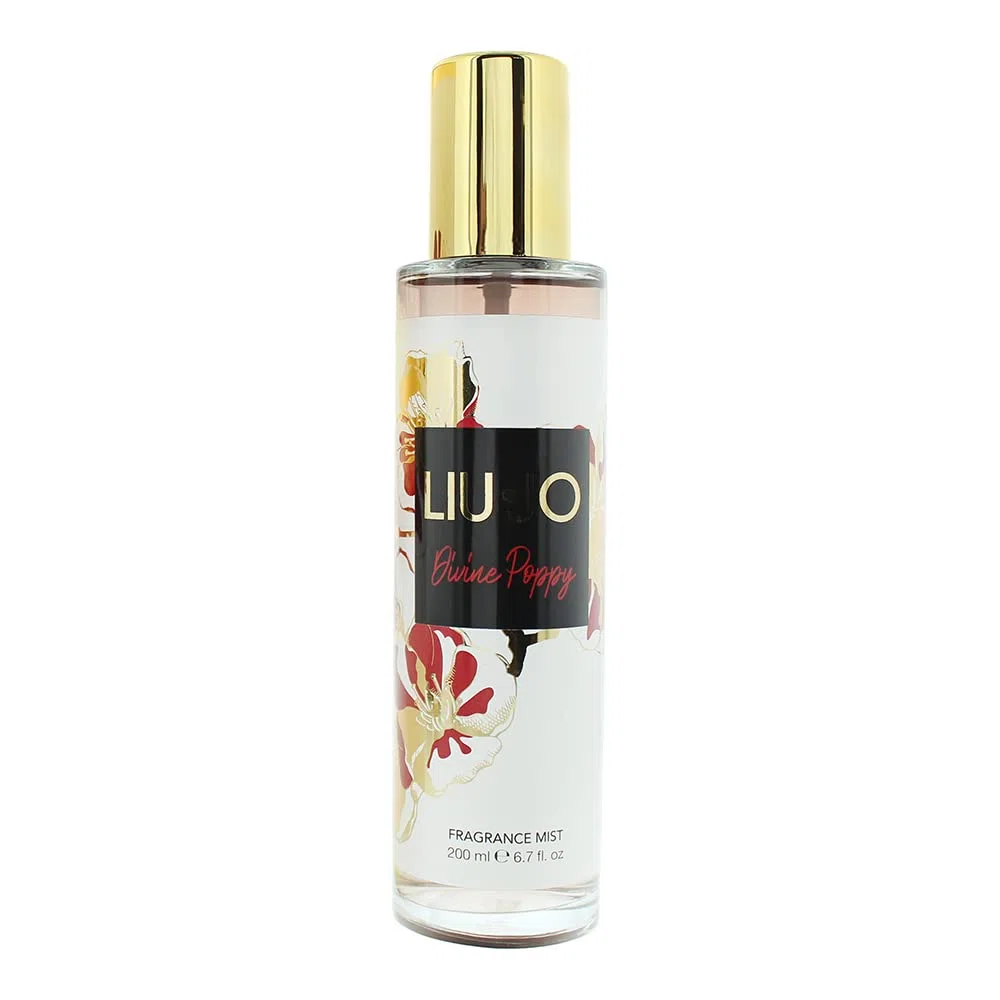 LIU JO DIVINE POPPY FRAGRANCE MIST SPRAY 200ML BOTTIGLIA DI VETRO