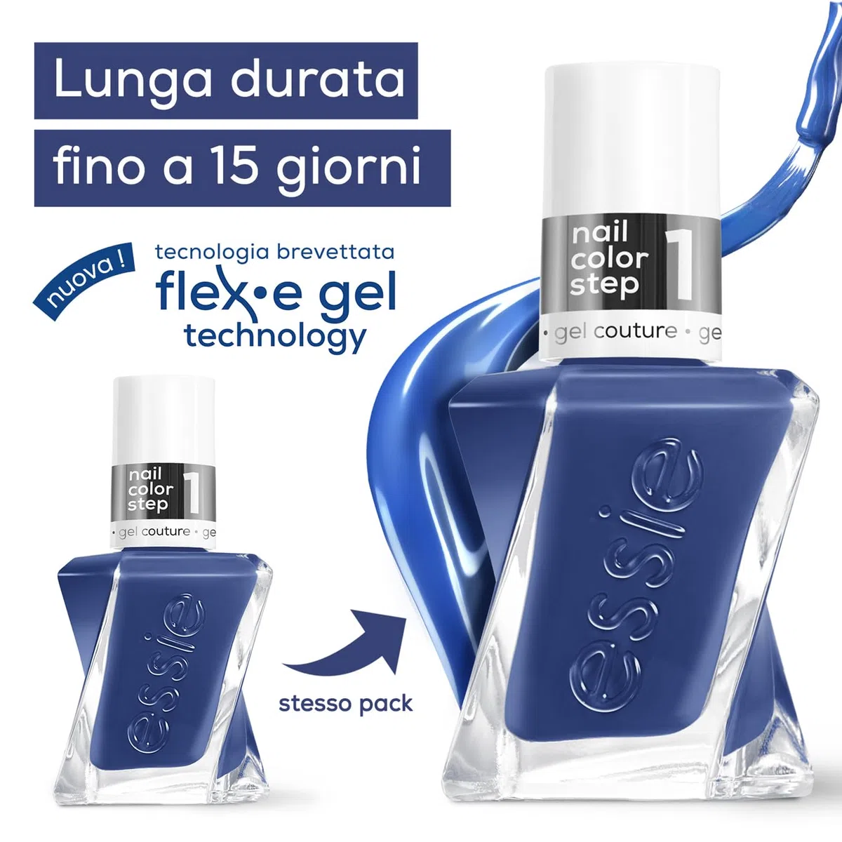Essie Smalto, Per Unghie Effetto Gel dal Risultato Professionale, Lunga Durata Fino a 15 Giorni, Gel Couture, Colore: Pre-Show Jitters, 13,5 ml