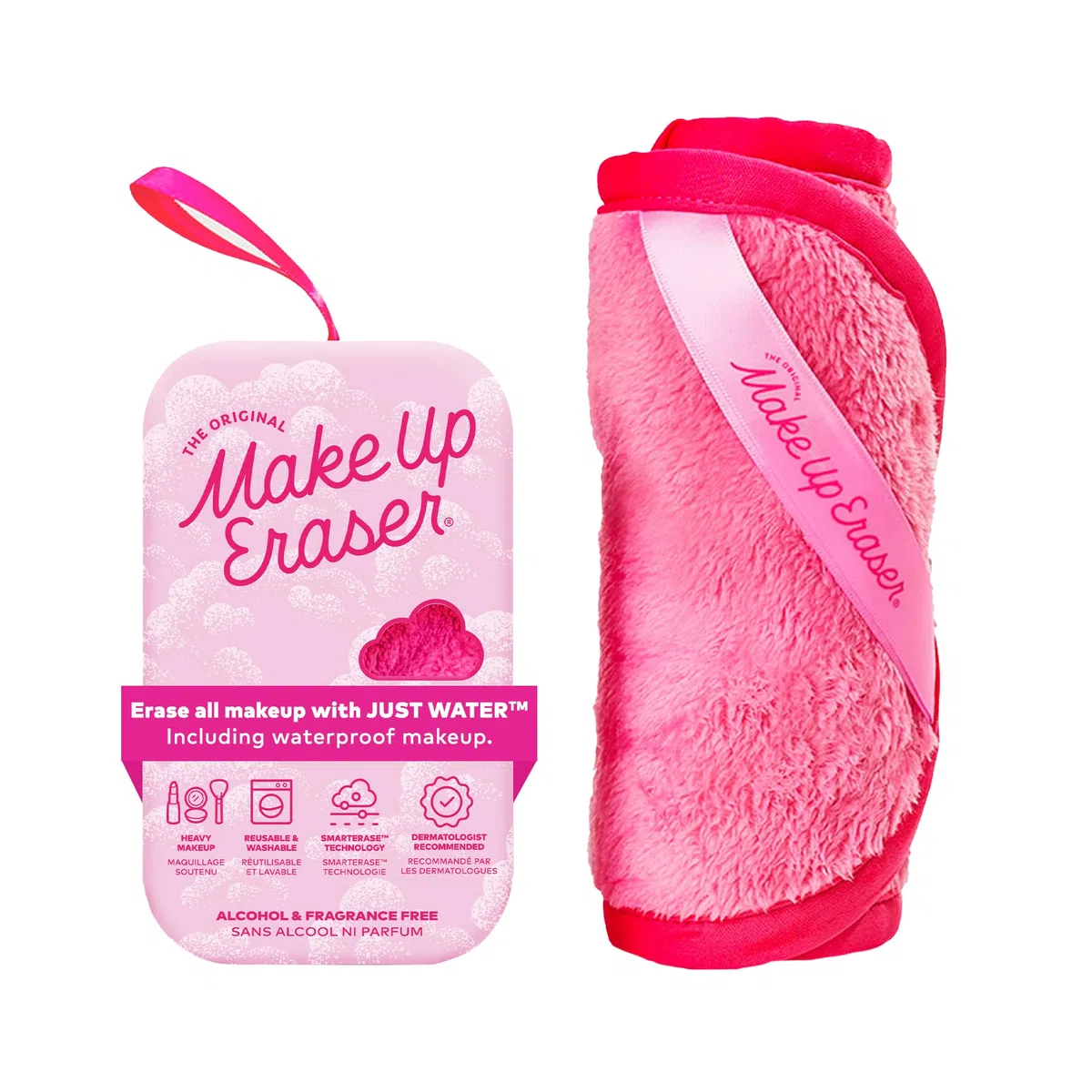 The Original MakeUp Eraser Cancella Tutto il Trucco Con la Sola Acqua, Compresi Mascara, Fondotinta, Rossetto e Molto Altro!