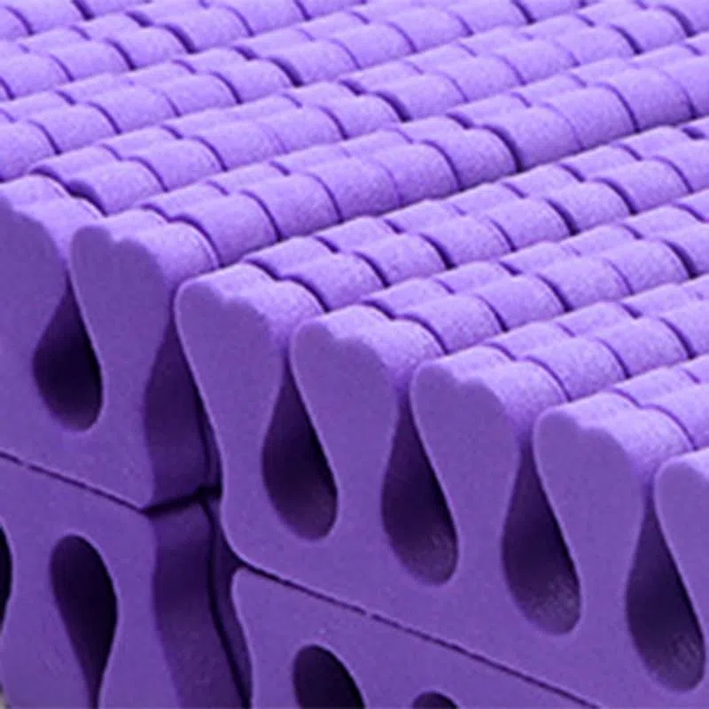 100pcs Spugna Separatore delle Dita dei Piedi Donne Nail Art Pedicure Manicure Lucidatura Rivestimento Gel Pittura Accessori di Bellezza(viola)