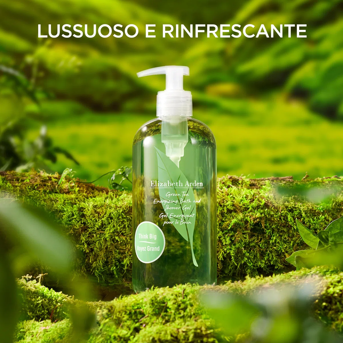 Elizabeth Arden - Green Tea, Gel Bagno e Doccia Energizzante, Profumato al Tè Verde, Rinfrescante, Floreale ed Agrumato, Detergente Delicato per la Pelle, Senza Sapone - 500 ml