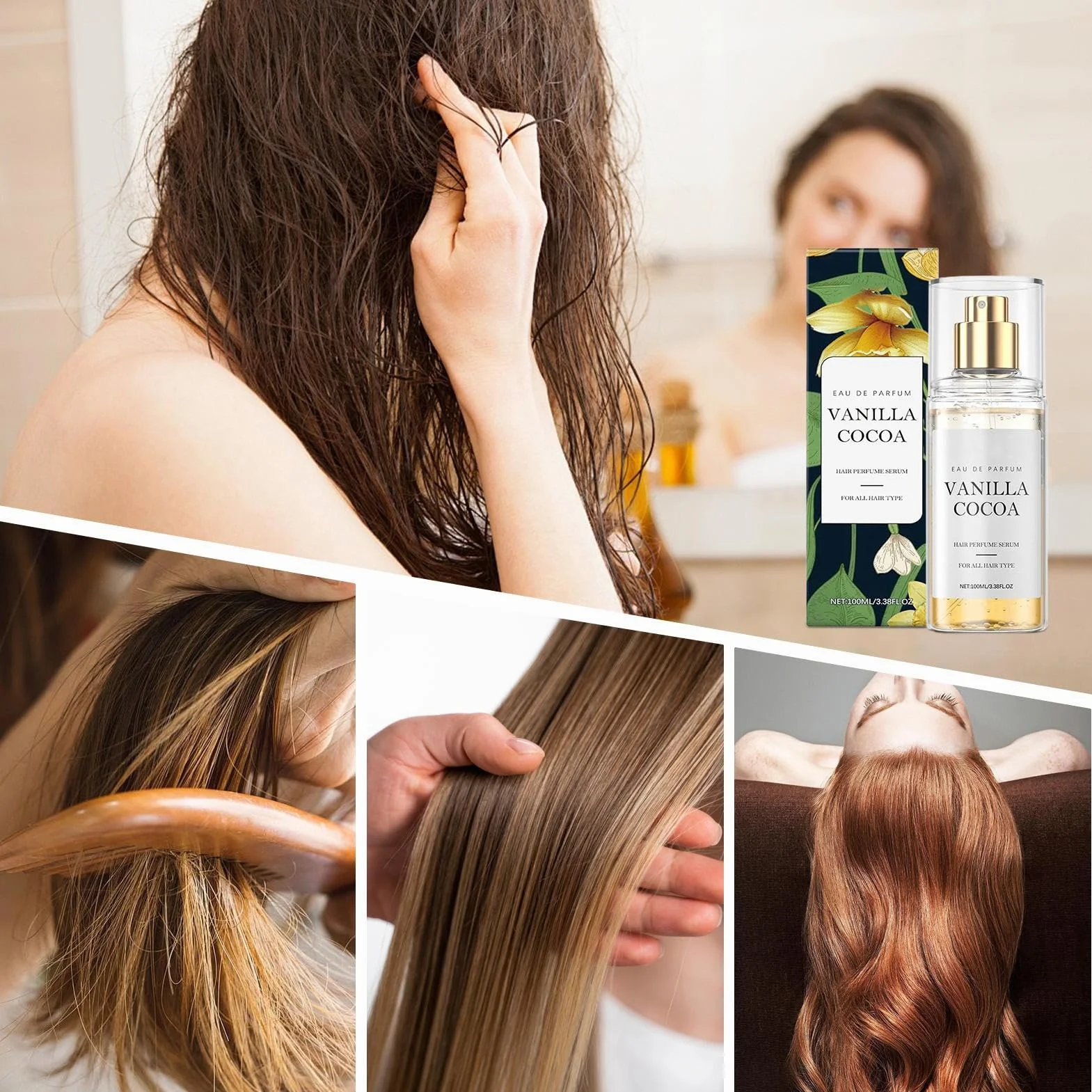 Profumo spray per capelli – profumata, spray profumato a lunga durata, per donne e adolescenti, in viaggio, estate
