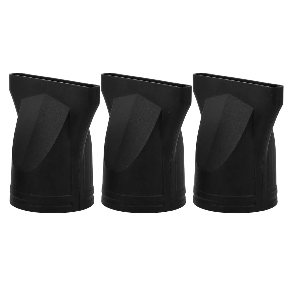 Cabilock Ugello per Asciugacapelli Concentratore 3 Pezzi in Plastico Nero Resistente a Temperature Elevate per Styling Professionale in Salone a Casa