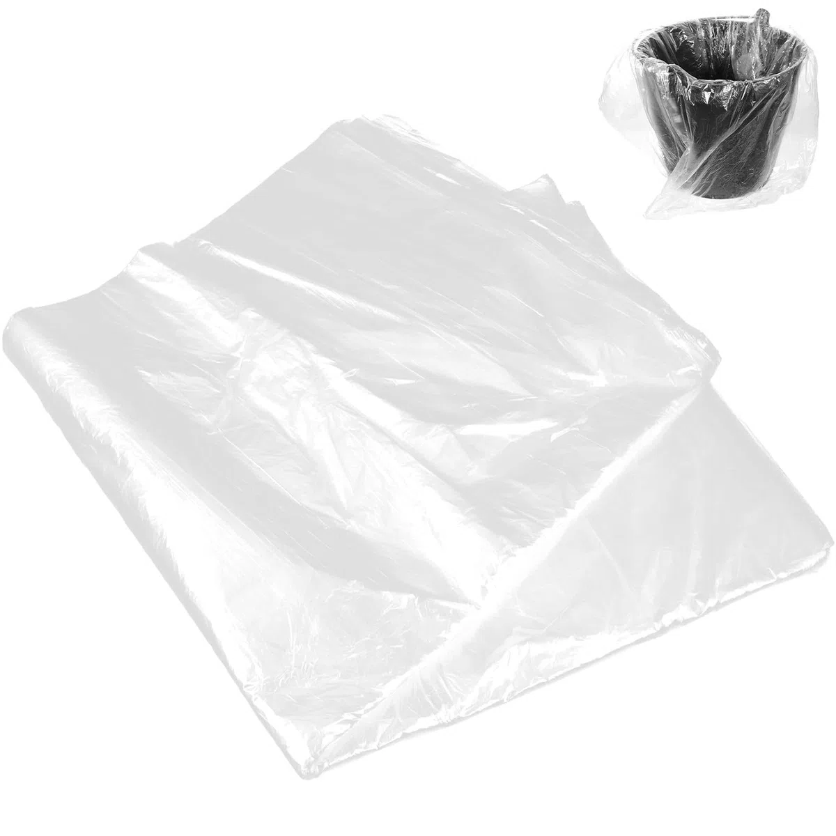 Generico Sacchetti in Plastico per Vaschetta per Pedicure Monouso 80 Pezzi, Resistenti e Facili da Usare e Conservare, per Salone e Massaggi