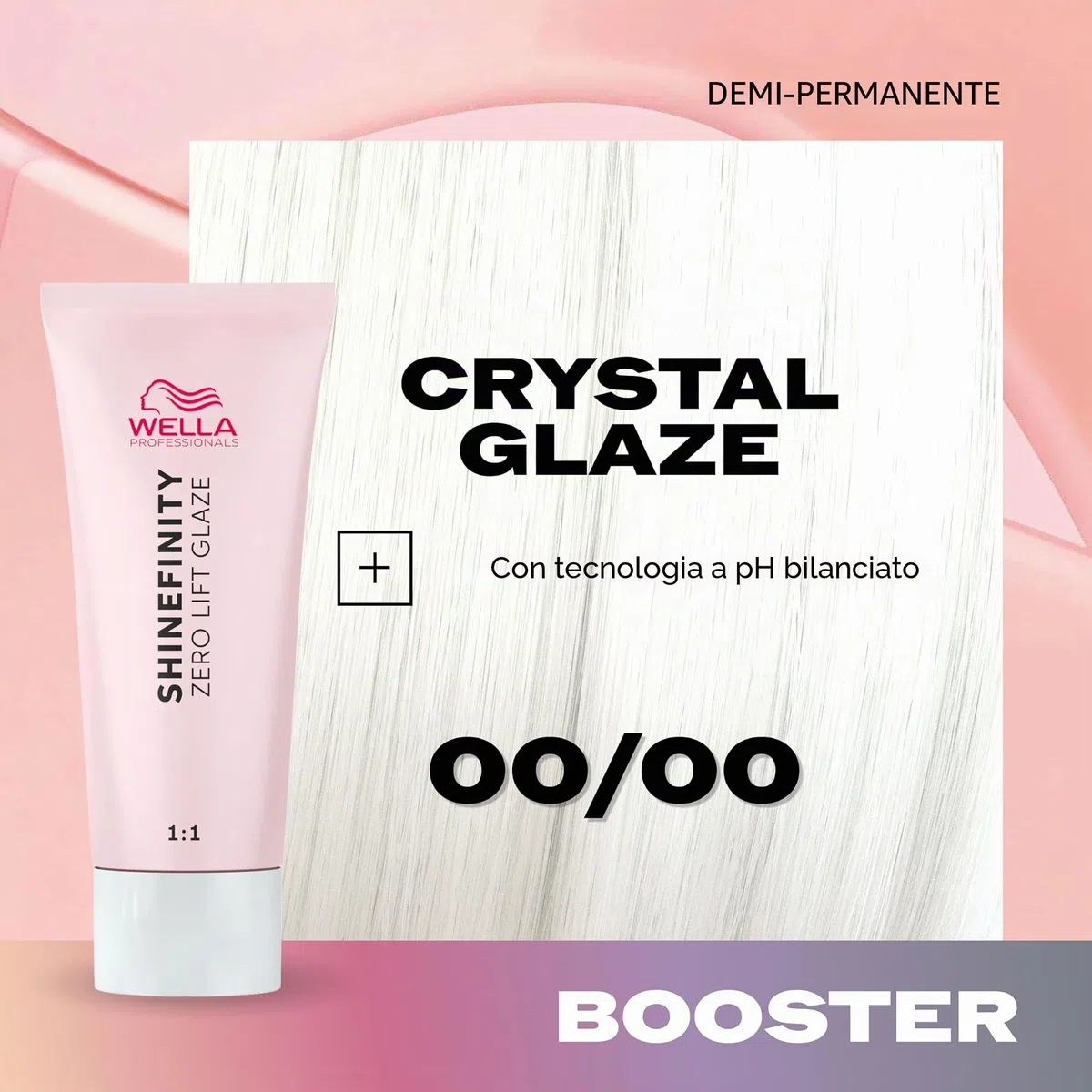 Shinefinity 00/00 60 ml Shade Cristal Glaze - Tinta in crema gel per i capelli