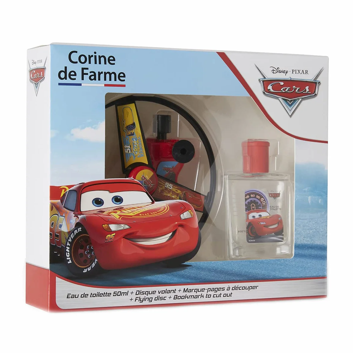 CORINE DE FARME Cofanetto Cars EDT 50 Ml Disco Volador per chi cerca una fragranza distintiva, per un profumo elegante e duraturo, 50 ml