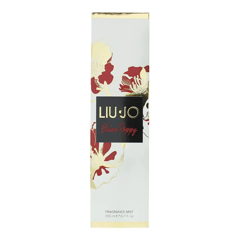 LIU JO DIVINE POPPY FRAGRANCE MIST SPRAY 200ML BOTTIGLIA DI VETRO