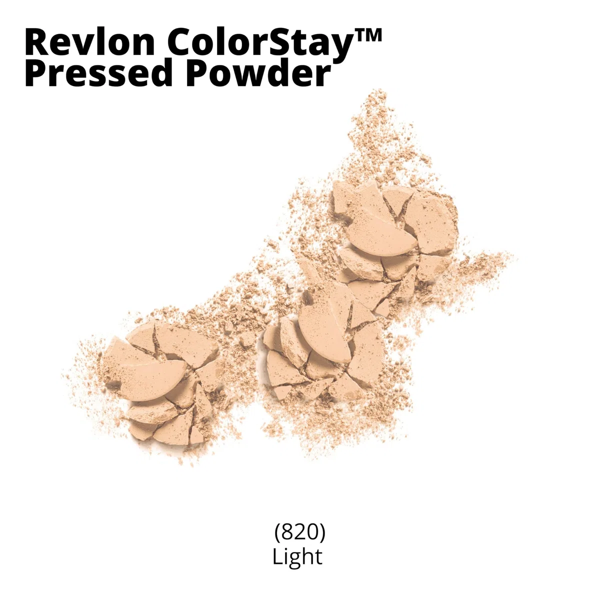 Revlon ColorStay Pressed Powder Cipria Viso in Polvere Pressata 8.4 g, 820 Light