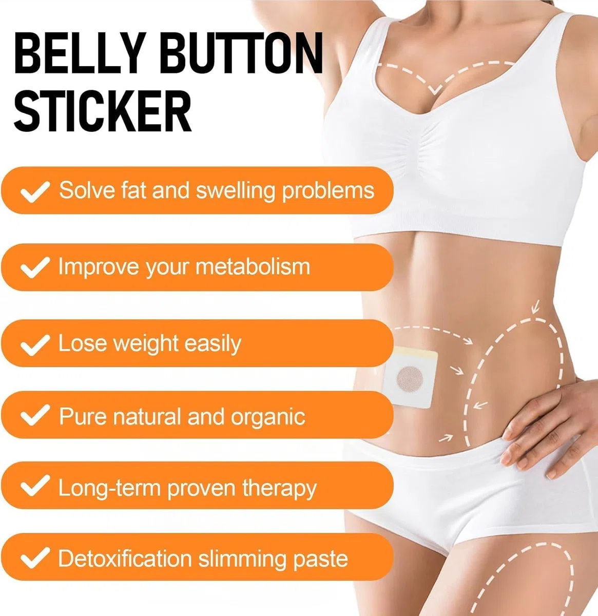 30 Pezzi Patch Dimagranti, Cerotti Dimagranti per Bruciare i Grassi Sulla Pancia, Vita a Secchiello, Pancia Grassa in Vita , Slimming Patch Anticellulite, Cerotti Dimagranti Efficaci