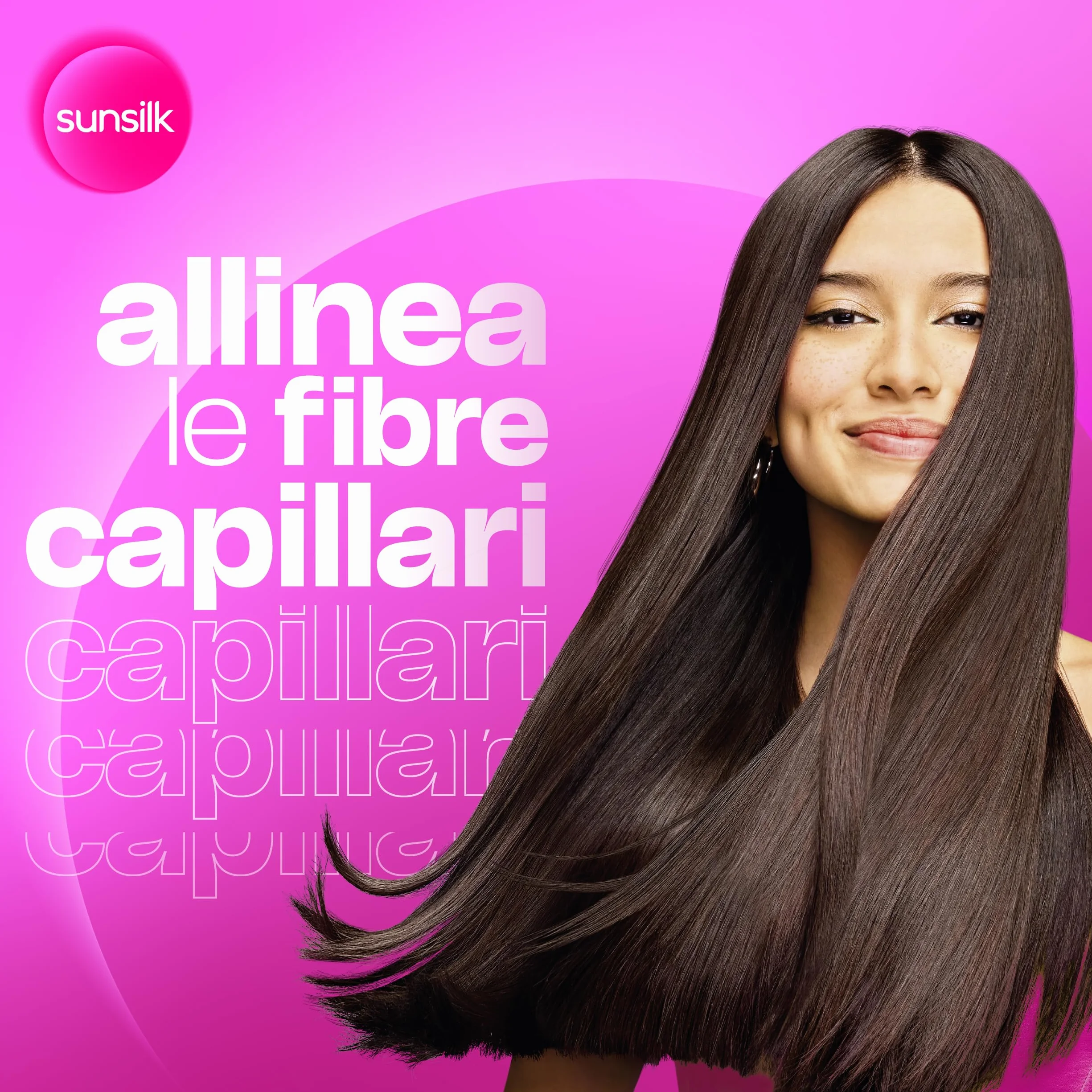 Sunsilk, Crema Lisciante & Districante Liscio Perfetto, Crema Capelli Senza Risciacquo Anti Crespo, Formula con 7% LISS-ALIGN COMPLEX con Biotina, Olio di Argan e Vitamina C, 6 Pezzi da 200 ml