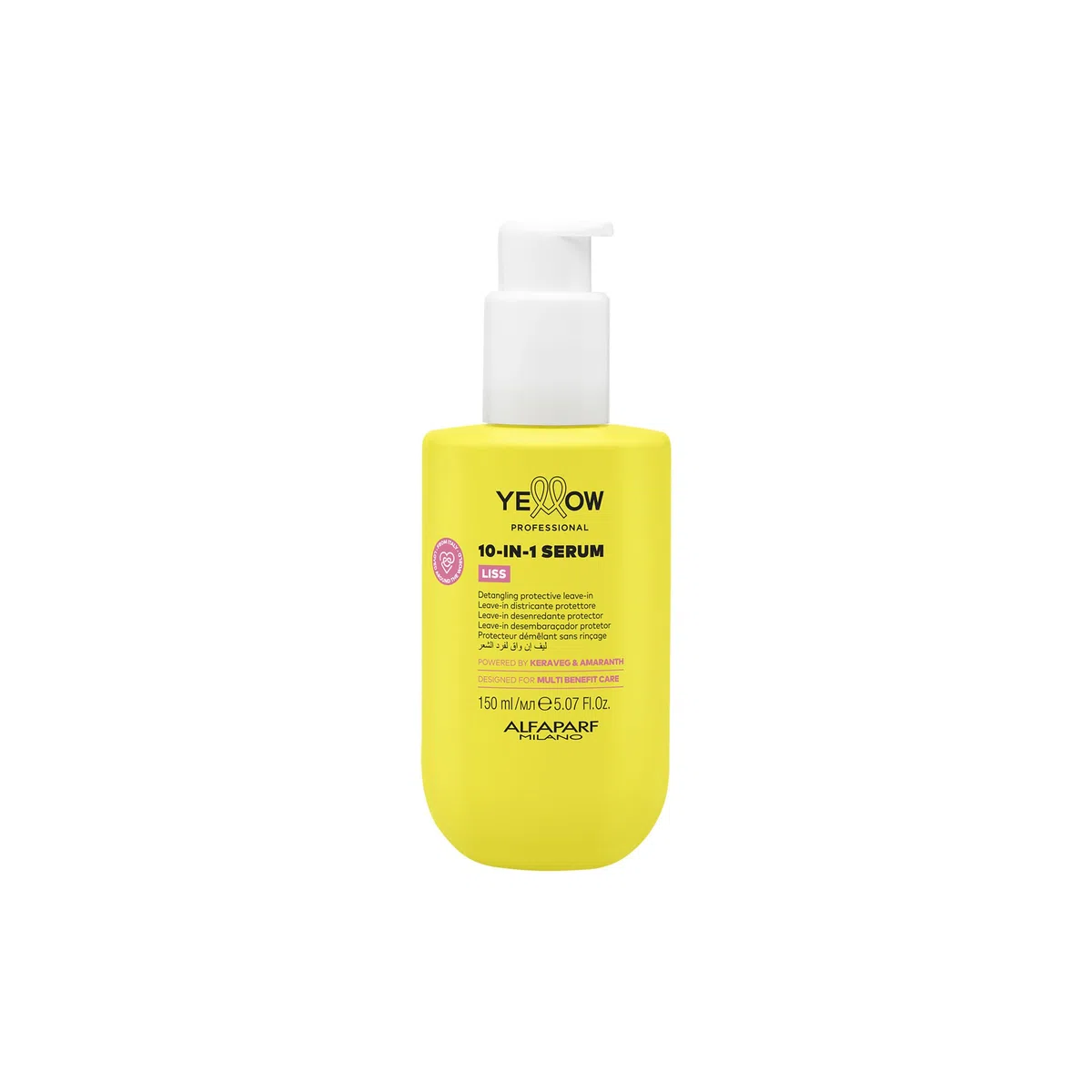 YELLOW PROFESSIONAL LISS 10-IN-1 SERUM 150 ml Leave-in districante protettore per capelli indisciplinati