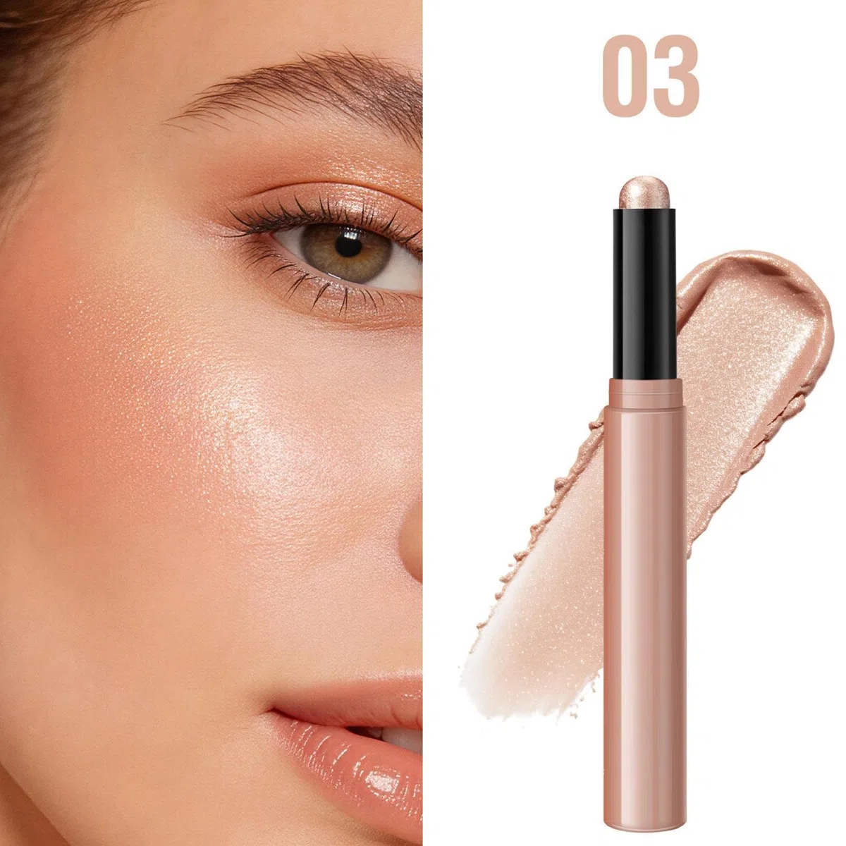 Illuminante Viso - 6 Pezzi Stick Makeup Viso,Trucco Contouring in Bastone,Ideale per Matrimoni, Campeggio, Viaggi, Regalo per Sorella, Figlia,