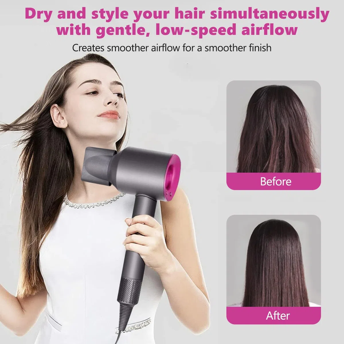 Chuancheng Ugello lisciante per asciugacapelli Dyson Supersonic HD01 HD02 HD03 967715-01