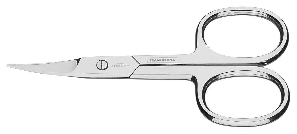 Tramontina Forbici Curve per Unghie e Rifiniture in Acciaio Inossidabile 9 cm