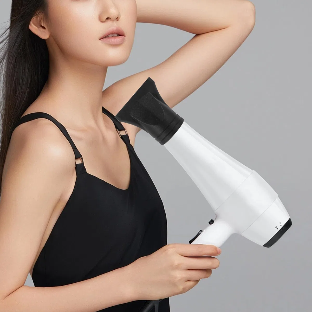 HEALLILY Ugello Diffusore per Asciugacapelli in Plastica Nera Accessorio Universale per Styling Professionale Compatibile con Phon da 1.57 Pollici Ideale per Uso Domestico E Parrucchieri 3 Pezzi