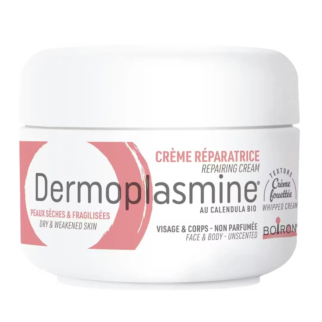Dermoplasmine Boiron mousse alla calendula, schiuma lenitiva e protettiva per pelle sensibile e irritata, 150 ml